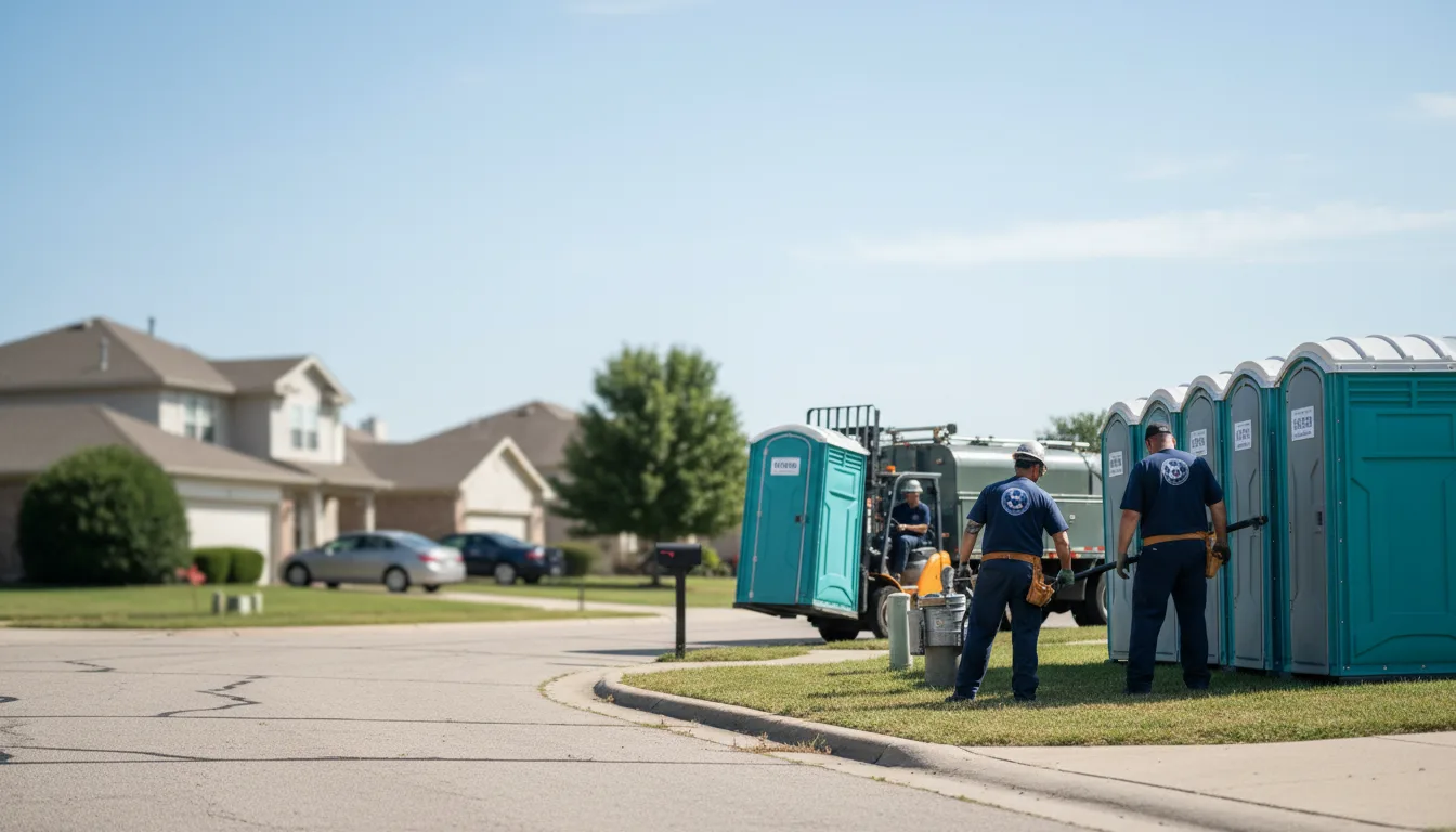 Porta Potty Rental in New Burnside, IL near me
